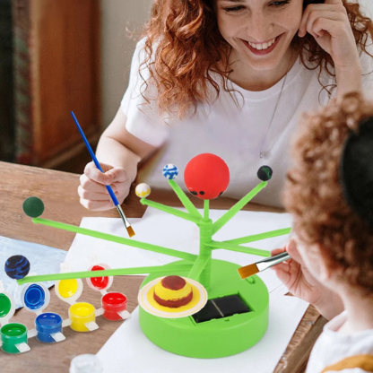 Electric Solar System Kids Toy STEM Technology Gadget DIY Painting Planets Model Science Toys Educational Toys For Children - Image 5