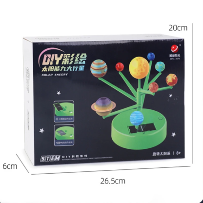 Electric Solar System Kids Toy STEM Technology Gadget DIY Painting Planets Model Science Toys Educational Toys For Children - Image 4