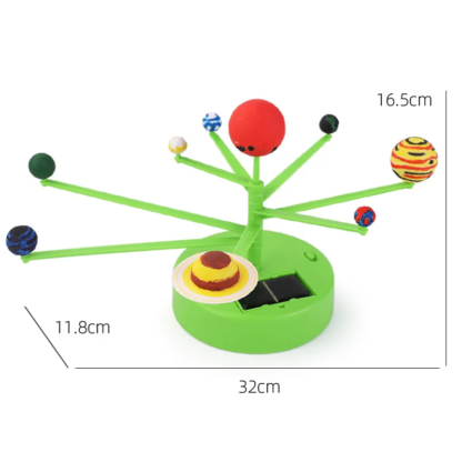 Electric Solar System Kids Toy STEM Technology Gadget DIY Painting Planets Model Science Toys Educational Toys For Children - Image 2