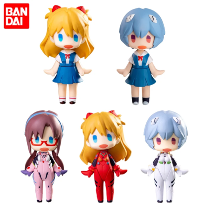 Evangelion Anime Figure Ayanami Rei Asuka Shinji Figurine Kawaii Car Decoration Collection Anime Peripheral Model Kid Toy Gift