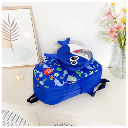 Fashion Children's Kindergarten School Bag Cute Shark Burden-reducing Backpack with Stationery Box Kids Bags for Boys Girls - Image 4