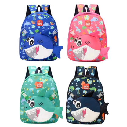 Fashion Children's Kindergarten School Bag Cute Shark Burden-reducing Backpack with Stationery Box Kids Bags for Boys Girls - Image 3