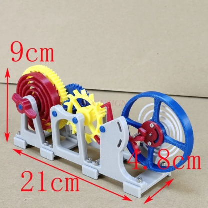 Flying Tourbillon Principle Model kit Dismantling mechanical watch Clockwork-powered escapement balance 3D printed DIY STEM toys - Image 2