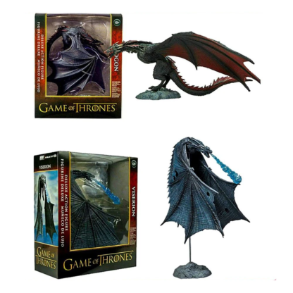 Game Of Thrones Anime Figures 26cm Black Dragon Drogon Figure Ice Dragon Viserion Action Figurine Pvc Model Statue Toys Gifts - Image 2