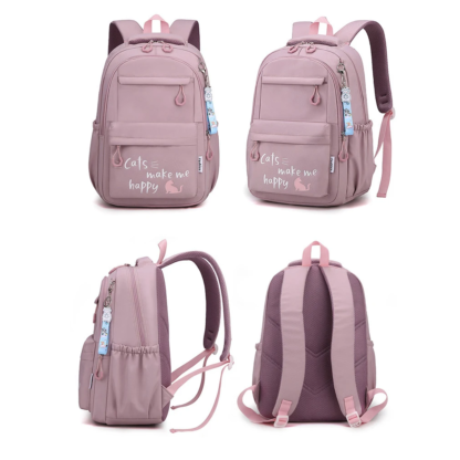 Girl School Bag Backpack Back Pack For Teenager Women Children Female Pink Schoolbag Primary High Bagpack Class Teens Child Kids - Image 5