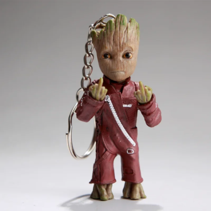 Guardians Of The Galaxy Tree Man Baby Groot Keychain Anime Pendant Toys Disney Accessories Avengers Key Pendant Bag Pendant Gift - Image 4