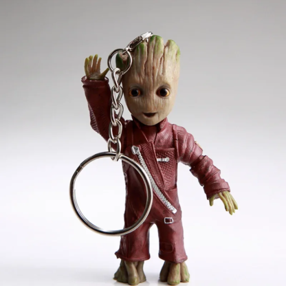 Guardians Of The Galaxy Tree Man Baby Groot Keychain Anime Pendant Toys Disney Accessories Avengers Key Pendant Bag Pendant Gift - Image 2