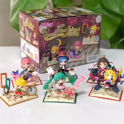 Hatsune Miku Incredible Secret Book Series Kaito Meiko Mini Figures Trendy Toy Tabletop Decorations Cute Model Chrismas Gifts - Image 2