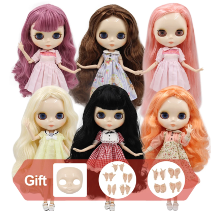 ICY DBS Blyth doll White Skin Glossy face Matte face Joint body with hand set A&B 1/6 bjd suitable diy makeup Special price - Image 3