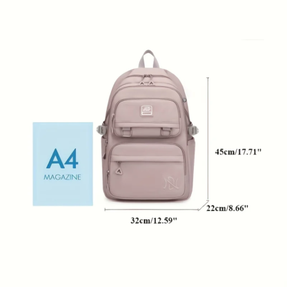 Large Capacity Students Backpack Casual Waterproof Nylon Double Shoulder Bag Fashion Travel College Bag - Image 3