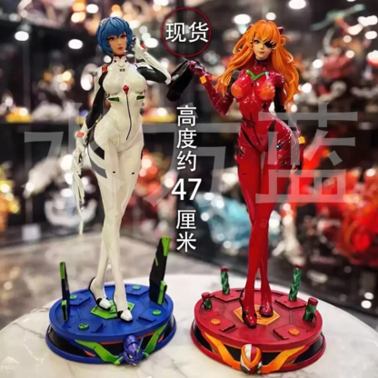 Latest Style 47cm Neon Genesis Evangelion Anime Girl Figures EVA Asuka Langley Soryu New Form Action Figure Model GIft Kids Toys