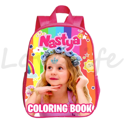 Like Nastya Backpacks kids Schoolbag Kindergarten Bags Children Backpack Kids Bookbag Baby Girls Rucksack Waterproof Mochila - Image 4