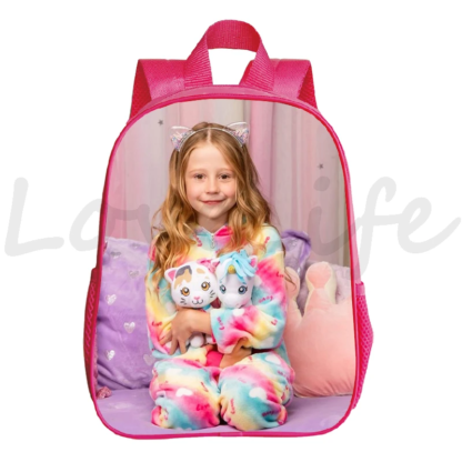 Like Nastya Backpacks kids Schoolbag Kindergarten Bags Children Backpack Kids Bookbag Baby Girls Rucksack Waterproof Mochila - Image 3