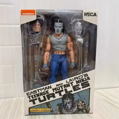 NECA Teenage Mutant Ninja Turtle Action Figure Foot Enforcer Casey Jones Robot Comic TMNT Figuras Toy 7-Inch Model Original Gift - Image 3