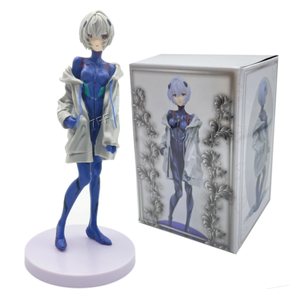 Neon Genesis Evangelion 20Cm Ayanami Rei Anime Figure Sexy Girl Action Figure PVC Model GK Gifts Collectible Figurines for Kids