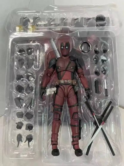 16cm Deadpool 2 Deadpool Shf Action Figure Marvel Universe Deadpool 2 Action Figure Adult Gift Children'S Toy Gifts - Image 5