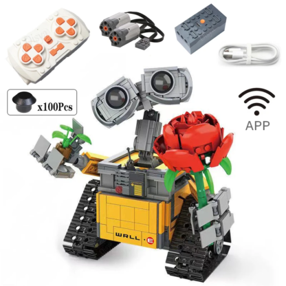 New 687PCS Disney WALL E High-tech APP Motorized RC Robot Functions Figures Technical Building Block For Children Toys Gift - Image 3