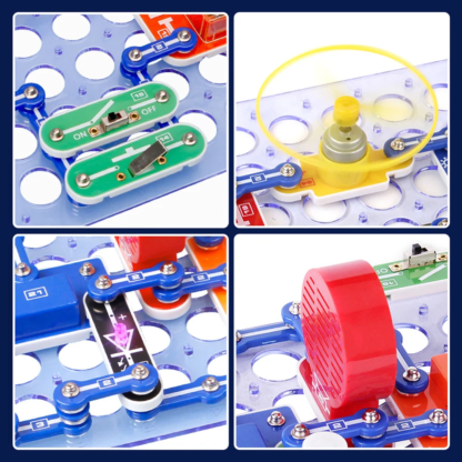 New Circuit Electronic Blocks Kit Science Kits For Kid Physics Experiments Circuit Technic For Students Gift Children Stem Toys - Image 5