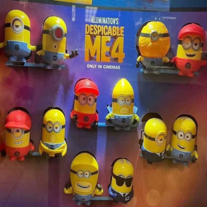 McDonald's Despicable Me 4 Minions Cute Action Figure Model Collectible Toy Room Decoration Kid Birthday Gifts - Image 2