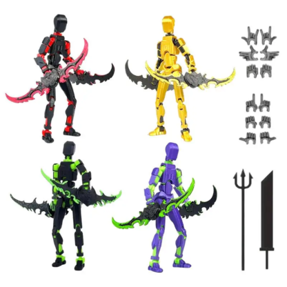 New Lucky 13 Figure Toys Dummy 3D Printed Movable Shapeshift Robot Action Figuras DIY Mannequin Decompression Toys - Image 2