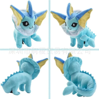 New Pokemon Plush Toy Cartoon Anime Figure Eevee Jolteon Sylveon Evolution Vaporeon Plush Stuffed Doll Model Kids Birthday Gifts - Image 2