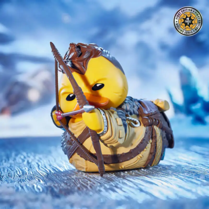 Numskull Tubbz God of Wars Kratos Atreus Action Figure Cosplaying Duck Collectible Toy Yellow Duck Desktop Decorations Kids Gifs - Image 5