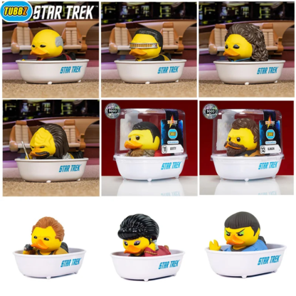 Original Numskull TUBBZ Star Treks Scotty Borg Khan Character Collection Duck Collectible Ornament Desktop Bathtub Toy Kid Gifts - Image 6