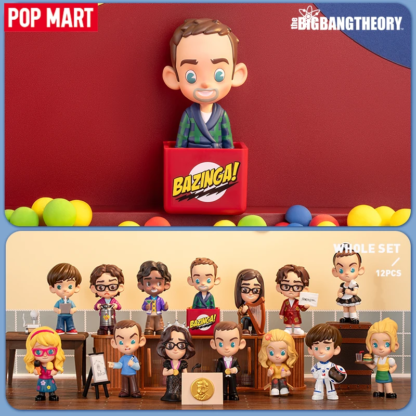 POP MART The Big Bang Theory Series Mystery Box 1PC/12PCS POPMART Blind Box Action Figure Cute Toy Sheldon Penny Howard Leonard