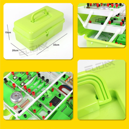 Physics Labs Basic Electricity Discovery Circuit Magnetism Experiment Kits Science Education Toy for Junior Senior High School - Image 4