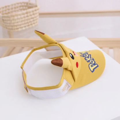 Pikachu Summer Hat for Kids Anime Kids Hat Sun Protection Empty Top Hat Breathable Tennis Cap Boy Girl Outdoor - Image 4