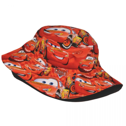 Red Lightning McQueen Bucket Hat for Woman Beach Sun Hat Streetwear Packable for Outdoor Sport Fishing Fisherman Cap Bob Hat - Image 2