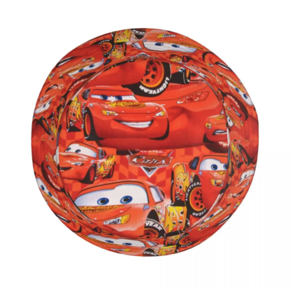 Red Lightning McQueen Bucket Hat for Woman Beach Sun Hat Streetwear Packable for Outdoor Sport Fishing Fisherman Cap Bob Hat - Image 4