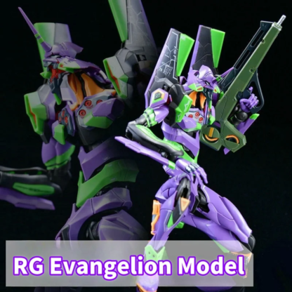 Rg Evan Gelion Model Kit 1:144 Evan Gelion Figures Collectble Eva 01 Assembly Kit Mobile Suit Mecha Kits Anime Toy