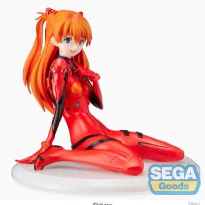 SEGA Original NEON GENESIS EVANGELION Anime Figure Asuka Langley Soryu Sitting Posture Action Figure Toys for Kids Gift Model - Image 4