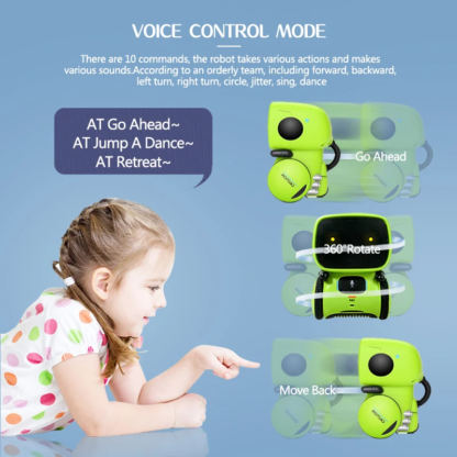 Toy Robot Voice Control Interactive Robot Cute Toy Smart Robot for Kids Dance Voice Command Touch Control Toys birthday Gifts - Image 3